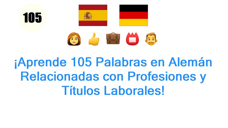 ¡Aprende 105 Palabras en Alemán Relacionadas con Profesiones y Títulos Laborales!
